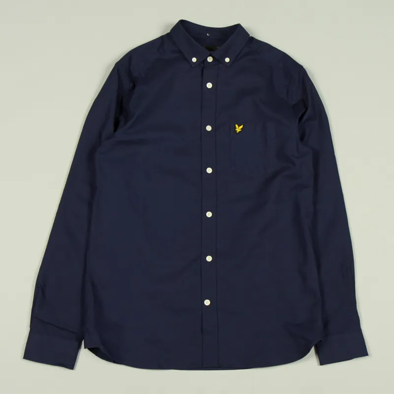 Lyle and Scott Oxford Shirt - Navy